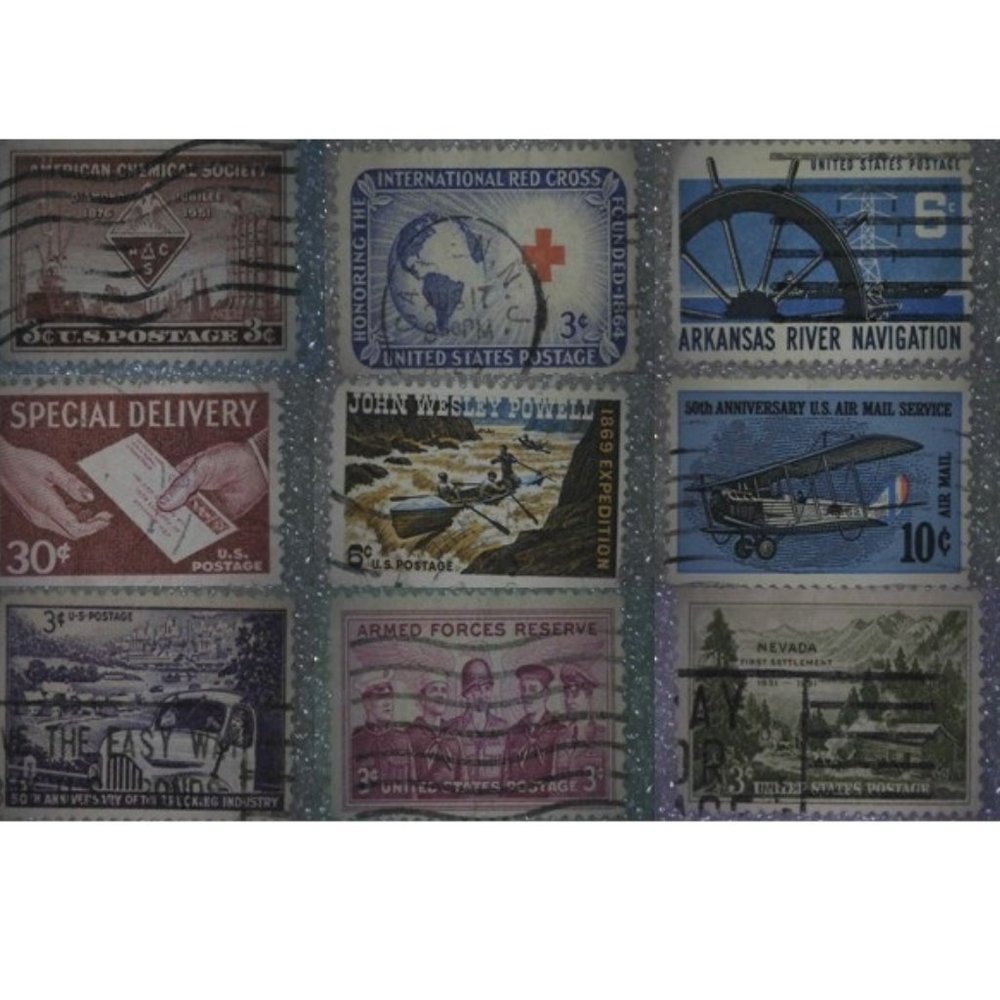 Vintage Stamps Usps Mail Lot of 9 USA. Stamps Collectible very good condition